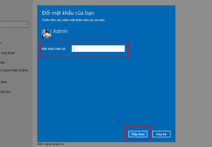 Cách đặt mật khẩu cho máy tính Windows 10 + bước 4
