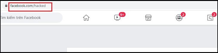 Truy cập liên kết https://www.facebook.com/hacked