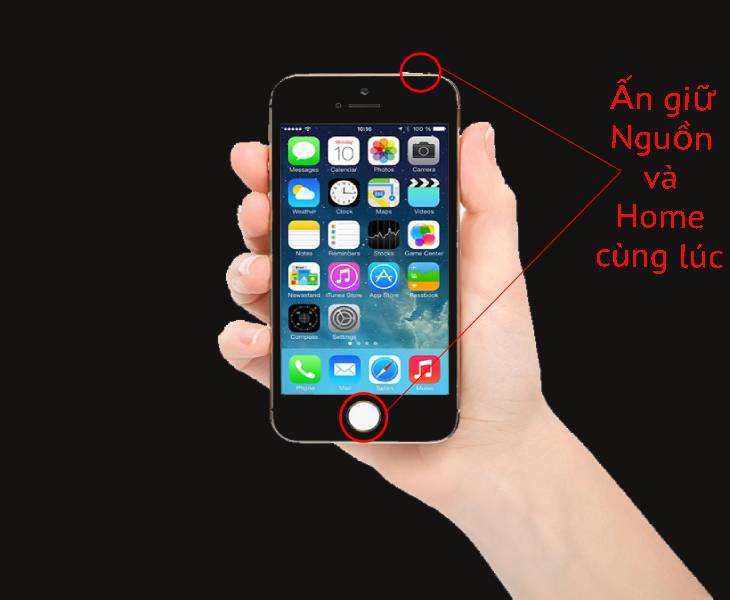 Cách chụp ảnh màn hình trên iPhone 5 và iPhone SE