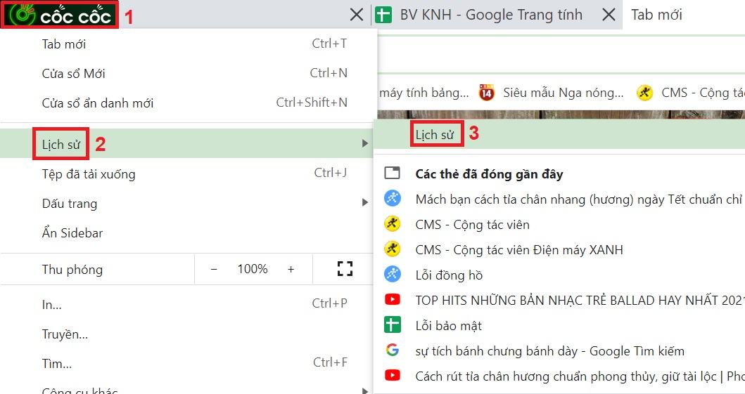 Xóa lịch sử tìm kiếm trên Google