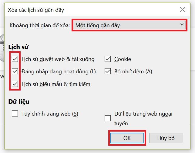 Xóa lịch sử tìm kiếm trên Google