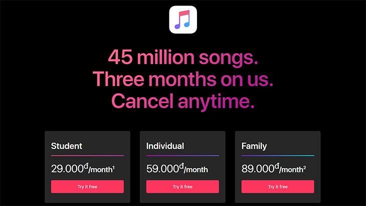 Giá từ Apple Music M Preisc
