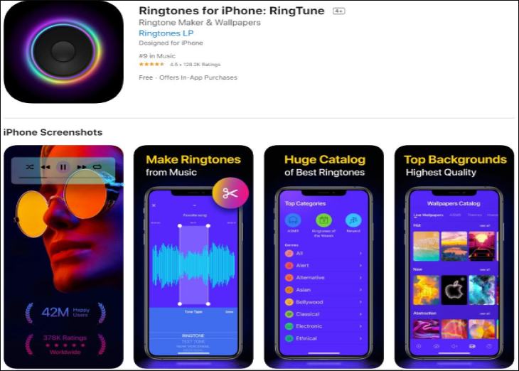 Nhạc chuông cho iPhone: RingTune