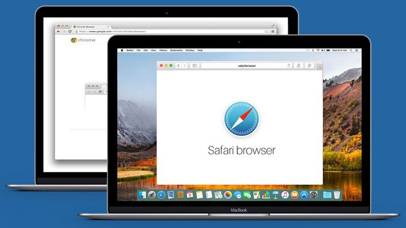 Sử dụng trình duyệt Safari hoặc Microsoft Edge