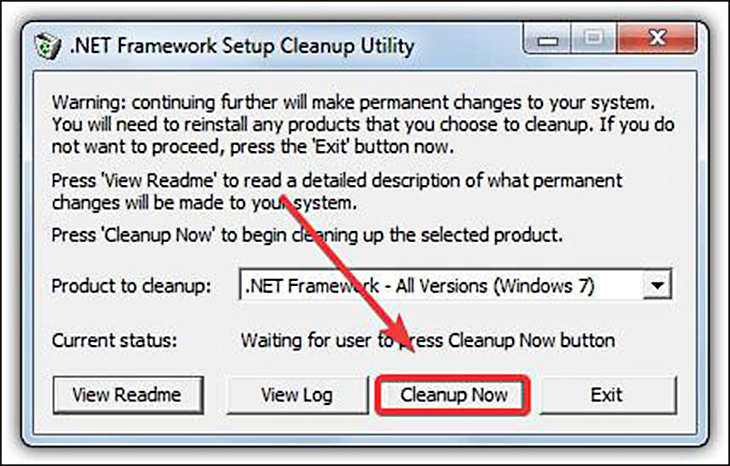 Sau khi phần mềm đã tải xuống, hãy mở nó và chọn mục Clean Up Now để gỡ bỏ nó.