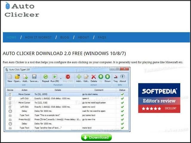 Phần mềm Auto Click Typer