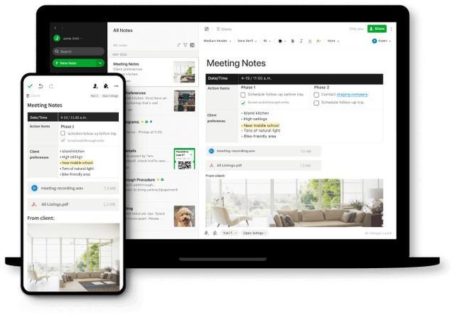 Phần mềm Evernote