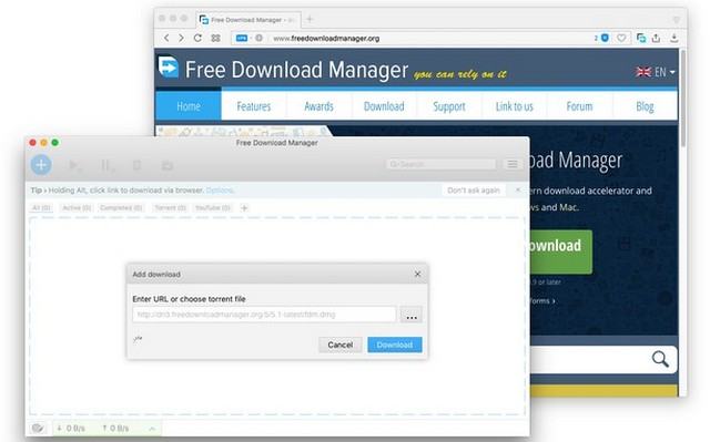 Phần mềm Free Download Manager