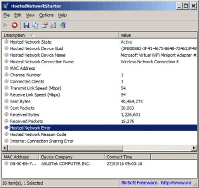 Phần mềm HostedNetworkStarter