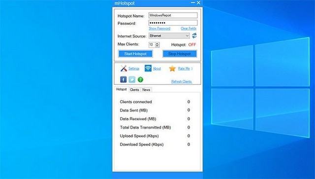 Phần mềm MHotspot