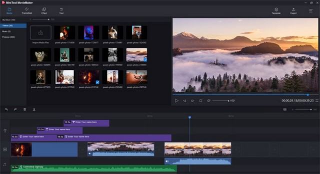 Phần mềm MiniTool MovieMaker