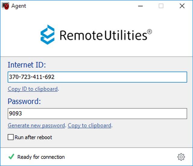 Phần mềm Remote Utilities