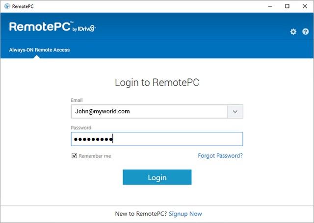 Phần mềm RemotePC