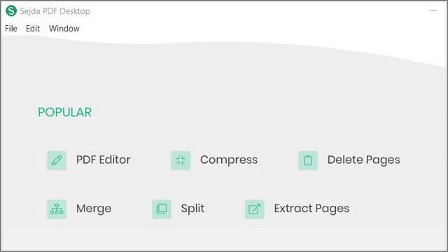 Phần mềm Sejda PDF Editor