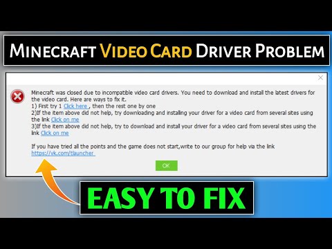 How to fix Minecraft was closed due to incompatible video card drivers tlauncher mới 2023